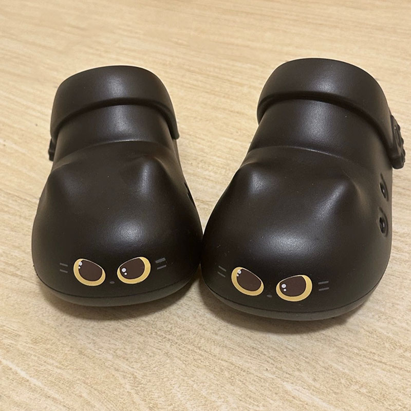 Women'S Shoes Clogs - Nuevas pantuflas creativas de gato negro