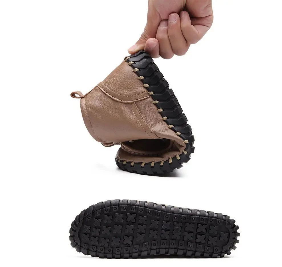 Botas de piel auténtica para m - Oxford Lace Up Women reseña y precio