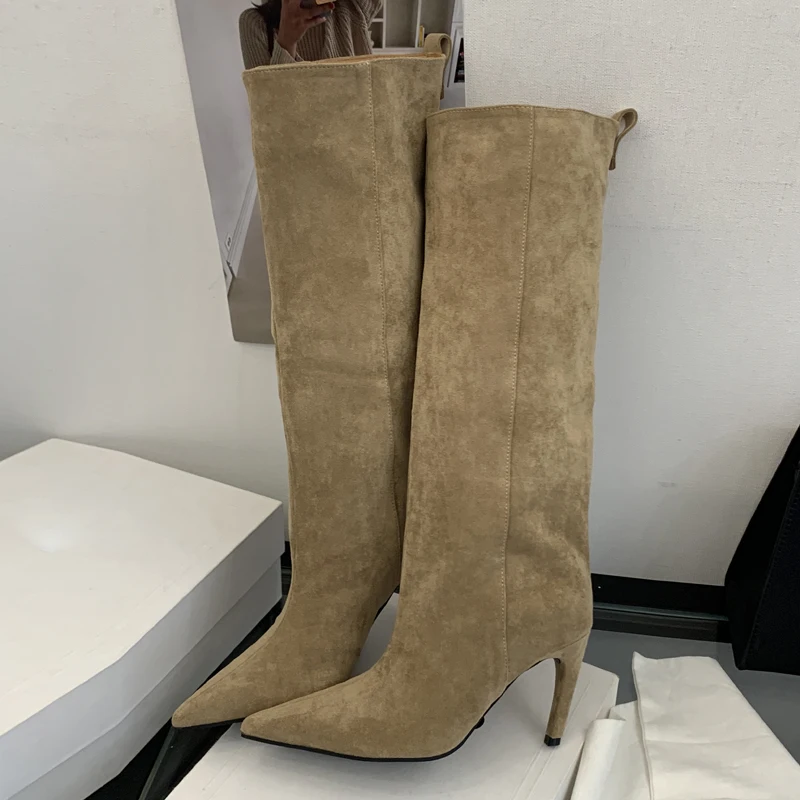 Street Punk invierno Vintage p - Knee High Boots Women reseña y precio