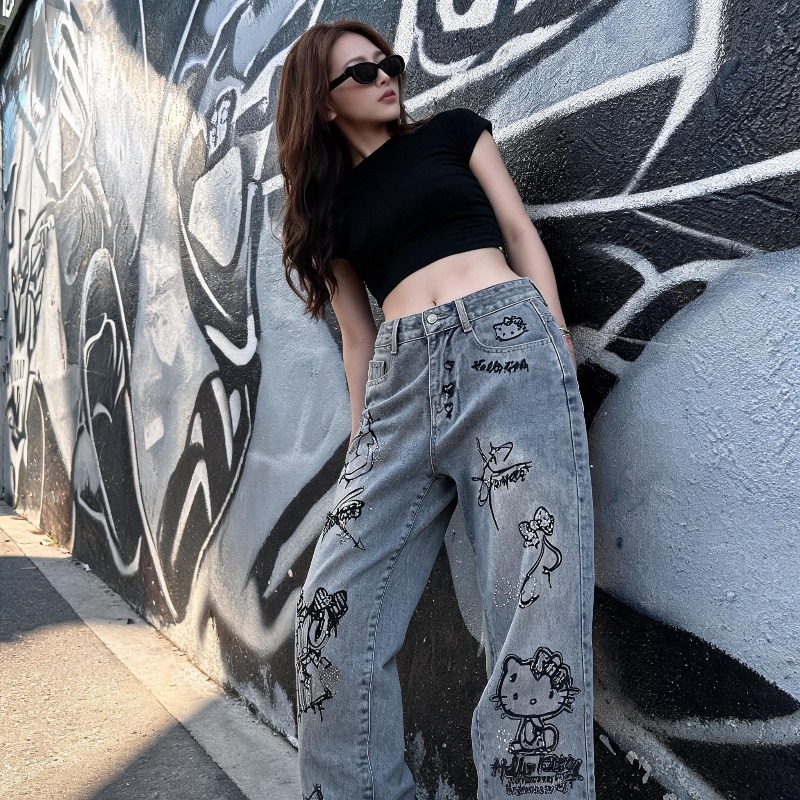 Jeans de Mujer con Estampado d - Women Shoes Xxl reseña y precio