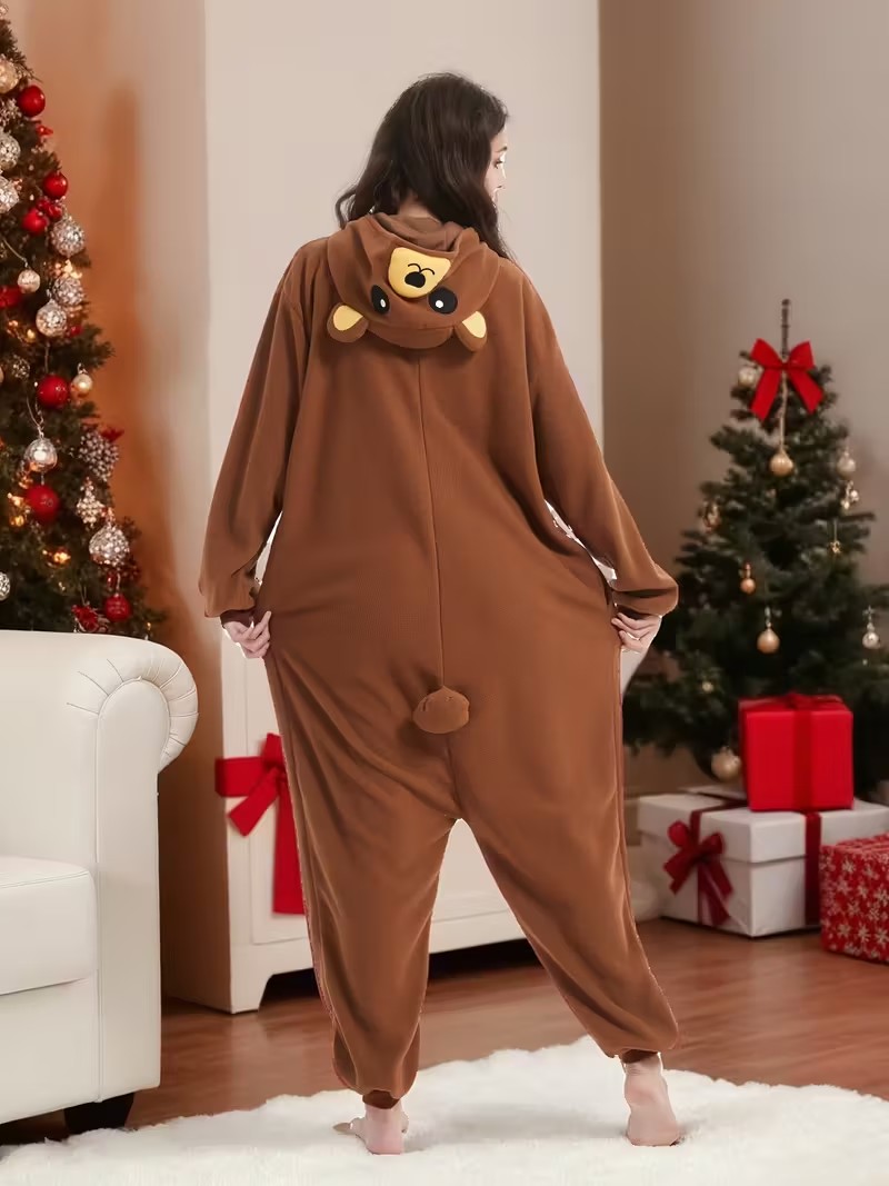 Pijama Kigurumi de Oso Pardo p - Women Shoes Xxl reseña y precio