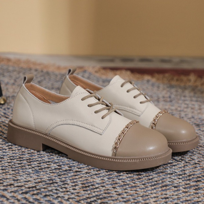 Nuevos zapatos retro para muje - Oxford Lace Up Women reseña y precio
