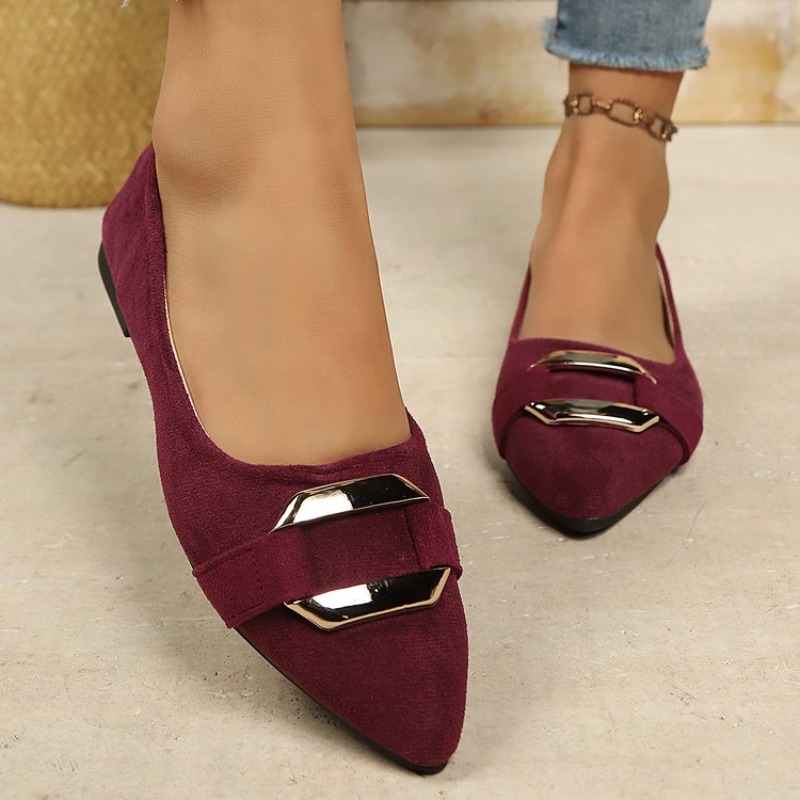 Zapatos Planos de Gamuza con P - Women'S Shoes Clogs reseña y precio