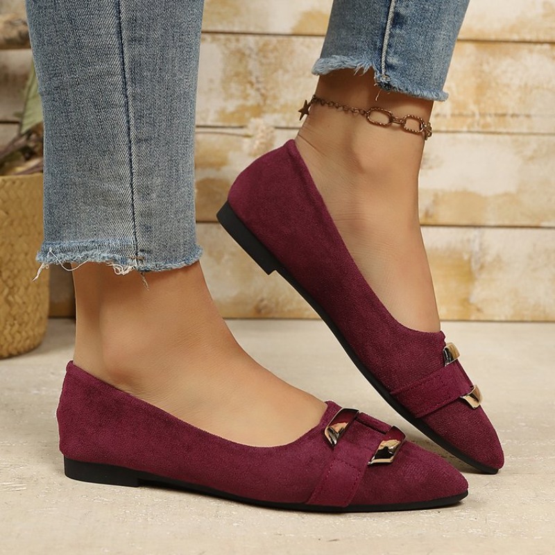 Zapatos Planos de Gamuza con P - Women'S Shoes Clogs reseña y precio