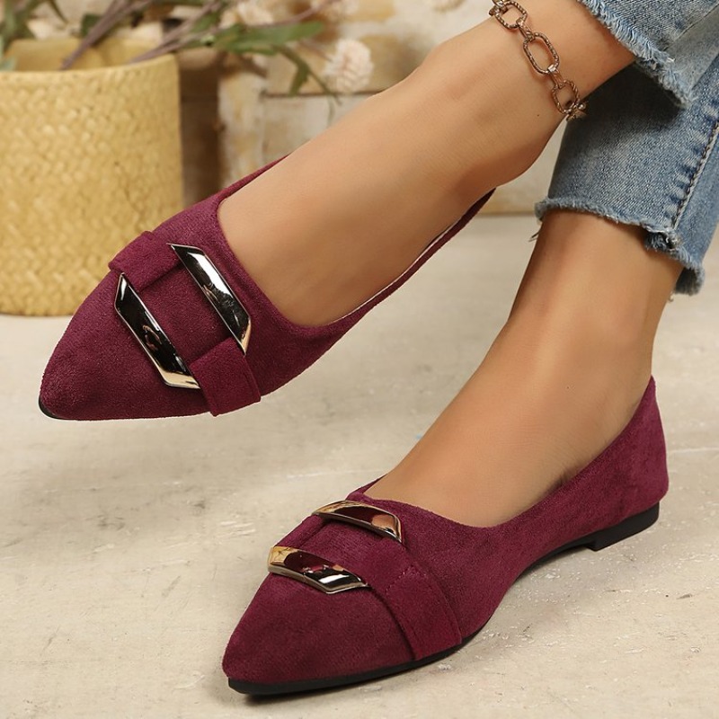 Zapatos Planos de Gamuza con P - Women'S Shoes Clogs reseña y precio