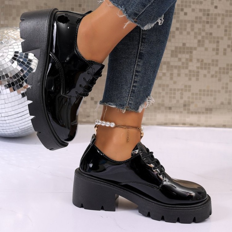 Zapatos Planos de Plataforma N - Oxford Lace Up Women reseña y precio