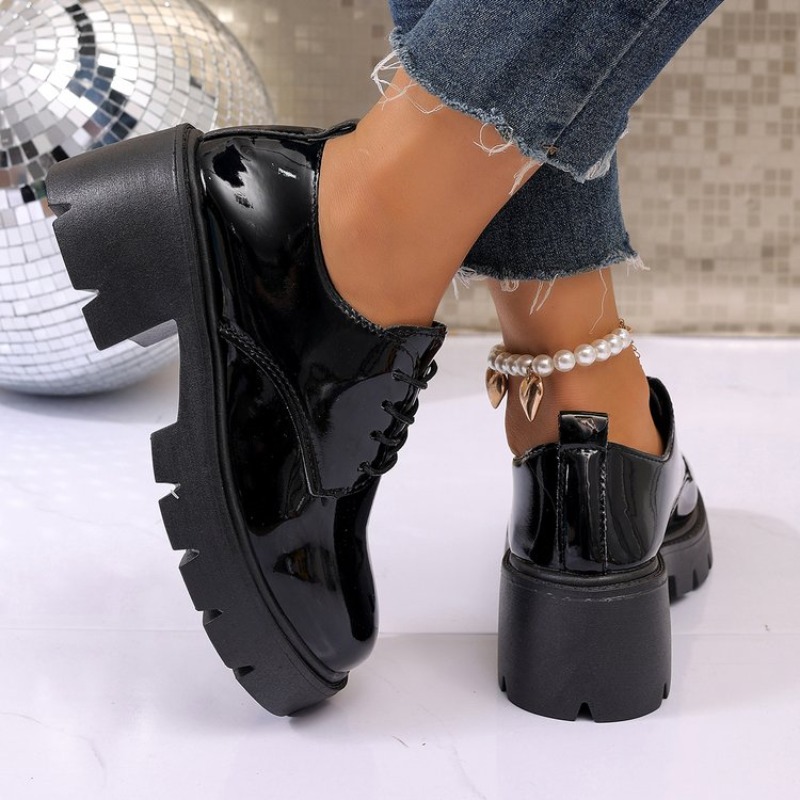 Zapatos Planos de Plataforma N - Oxford Lace Up Women reseña y precio