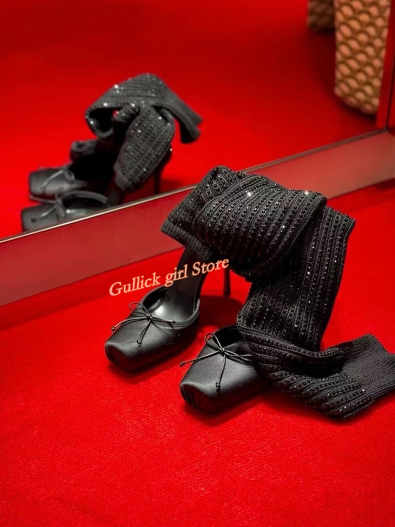Botas de Mujer de Punto Rojas  - Sock Boot Women reseña y precio