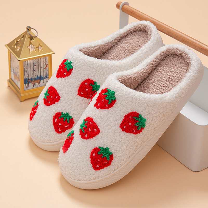 Pantuflas de fresa para mujer, - Mule Slip On reseña y precio