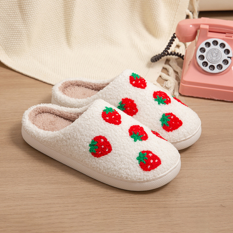 Pantuflas de fresa para mujer, - Mule Slip On reseña y precio