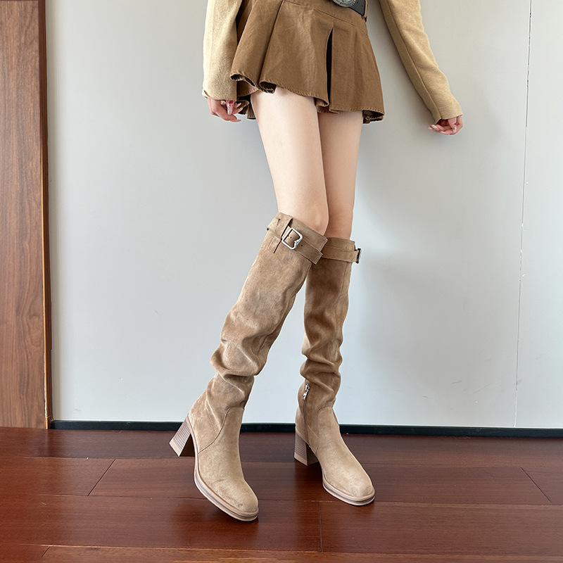 Botas hasta la rodilla de tacó - Sock Boot Women reseña y precio