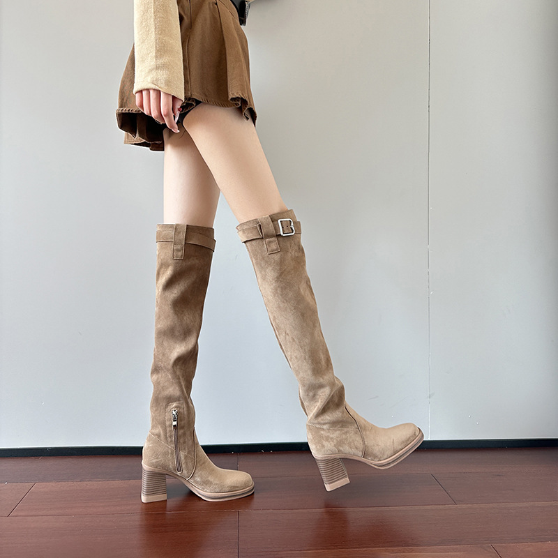 Botas hasta la rodilla de tacó - Sock Boot Women reseña y precio