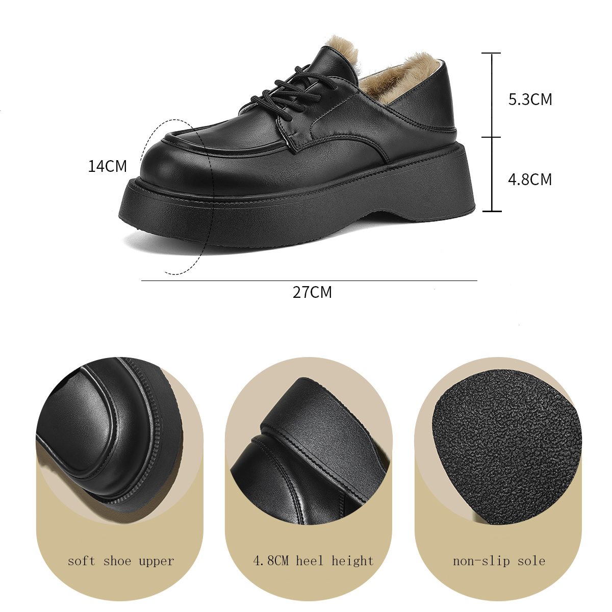 FOXER, nueva colección de invi - Oxford Lace Up Women reseña y precio