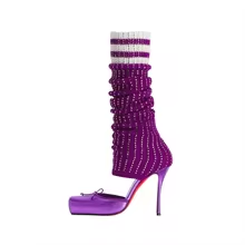 Butterfly-Kont Sandalias hasta - Sock Boot Women reseña y precio